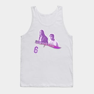 scream VI  (Scream 6) Melissa Barrera (Sam Carpenter) - Jenna Ortega (Tara Carpenter) scary horror movie graphic design by ironpalette Tank Top